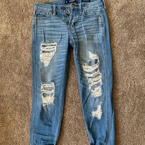 Hollister low rise boyfriend jeans